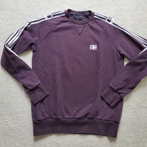 Baja East Distressed Crewneck Pullover Sweatshirt sz0